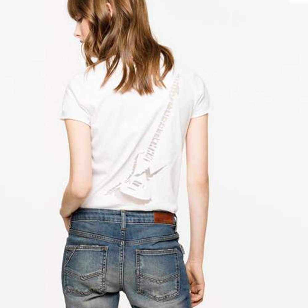 Zadig & Voltaire Story Fishnet Rock n Roll T-Shirt